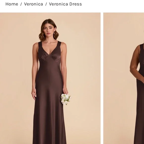 Birdy Grey | Dresses | Birdy Grey Veronica Maxi Dress In Rich Brown |  Poshmark